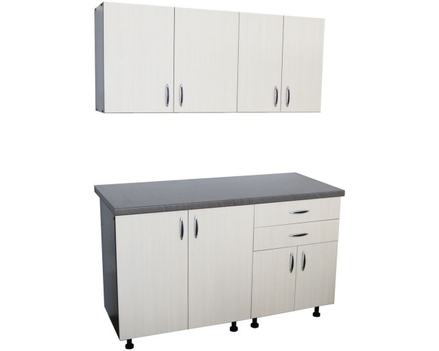 Bucatarie Sofia 1.4 metri cu blat imitatie beton